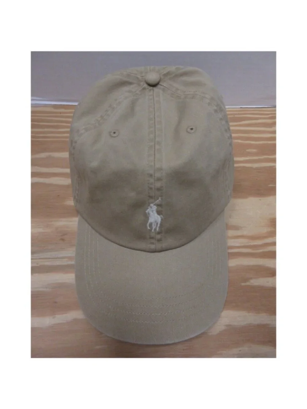 Polo Ralph Lauren Hat Cap Strapback Tan Adjustable Pony Logo Heritage